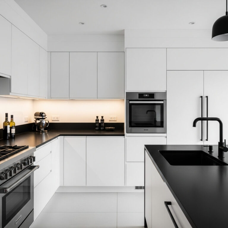 Minimalist Black & White Interiors That Look Expensive