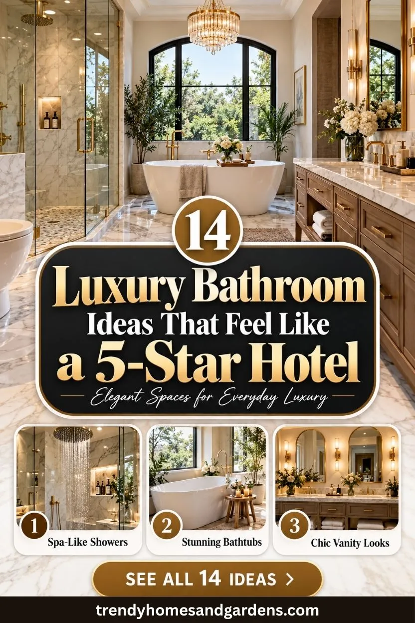 14 Luxury Bathroom Ideas That Feel Like a 5-Star Hotel