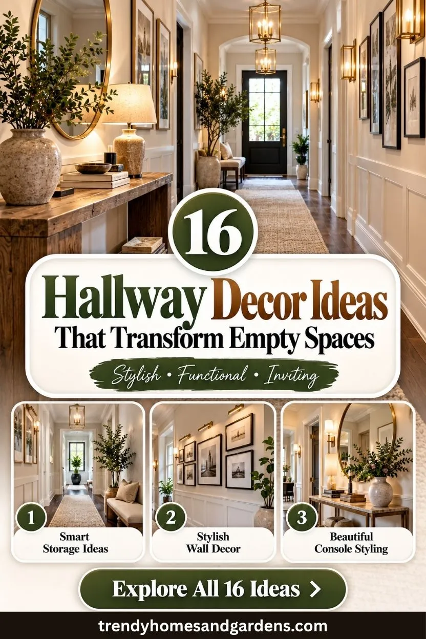 16 Hallway Decor Ideas That Transform Empty Spaces