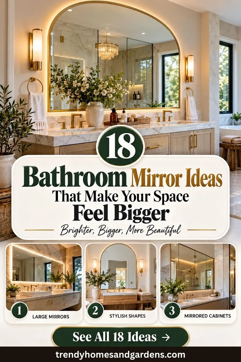 18 Bathroom Mirror Ideas That Make Your Space Feel Bigger