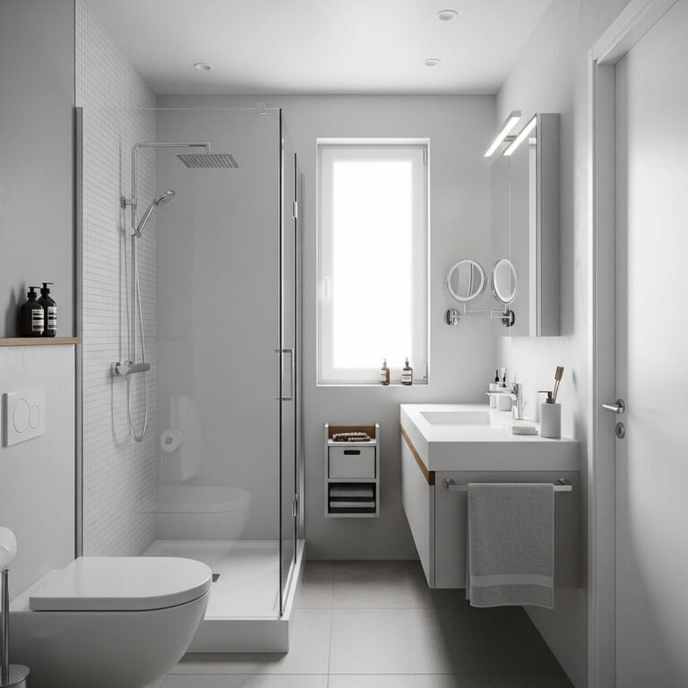 17 Small Bathroom Ideas That Make Tiny Spaces Look Bigger