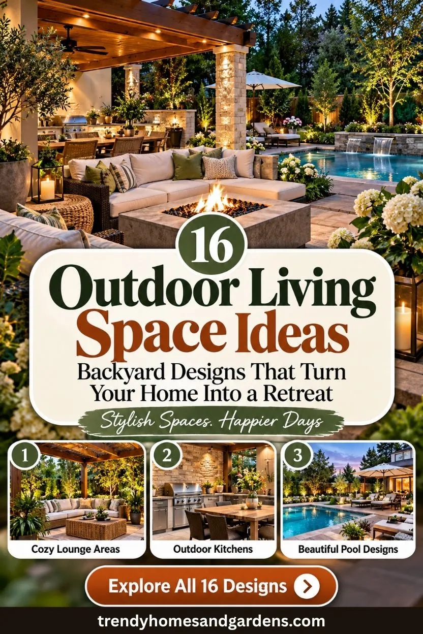 Outdoor Living Space Ideas: 16 Backyard Designs That Turn Your Home Into a Retreat