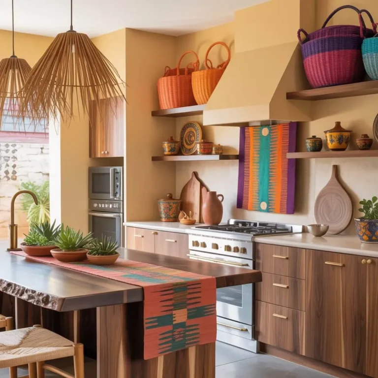25 Afro-Boho Kitchen Ideas That Blend Culture, Color & Comfort