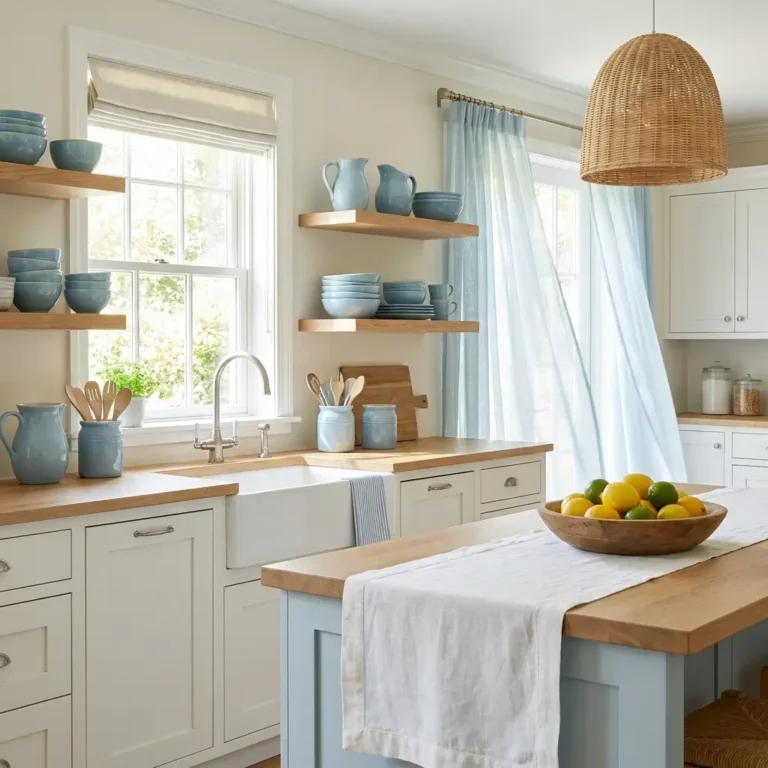 16 Summer Kitchen Decor Ideas with Fresh Citrus and Coastal Touches