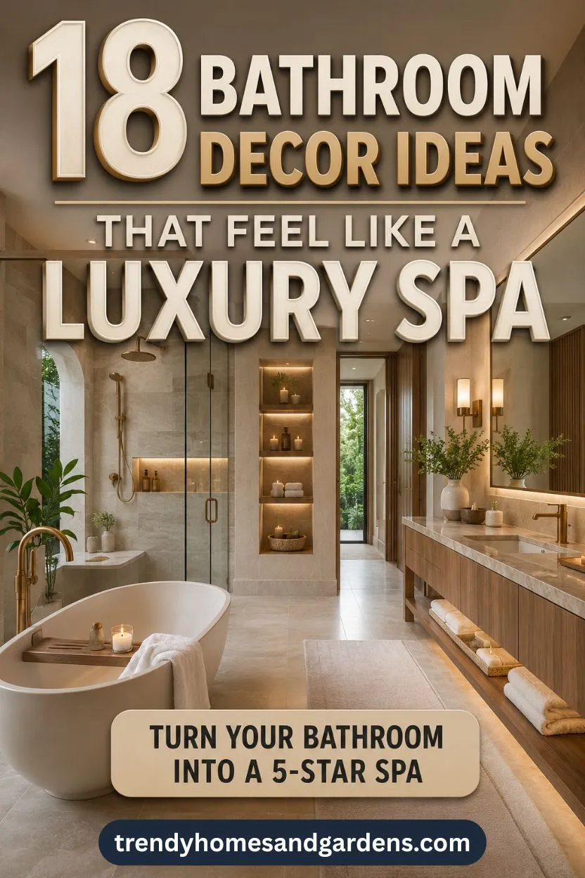 18 Bathroom Decor Ideas That Feel Like a Luxury Spa
