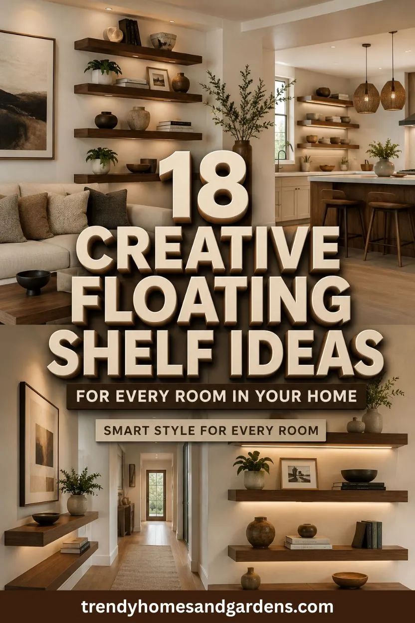 18 Creative Floating Shelf Ideas for Every Room in Your Home Beautiful and Timeless