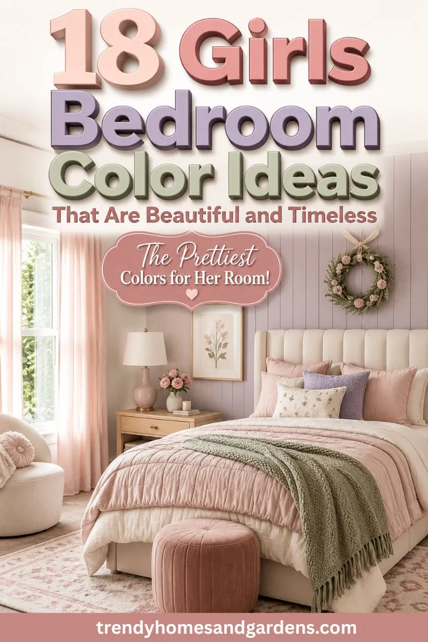 18 Girls Bedroom Color Ideas That Are Beautiful and Timeless