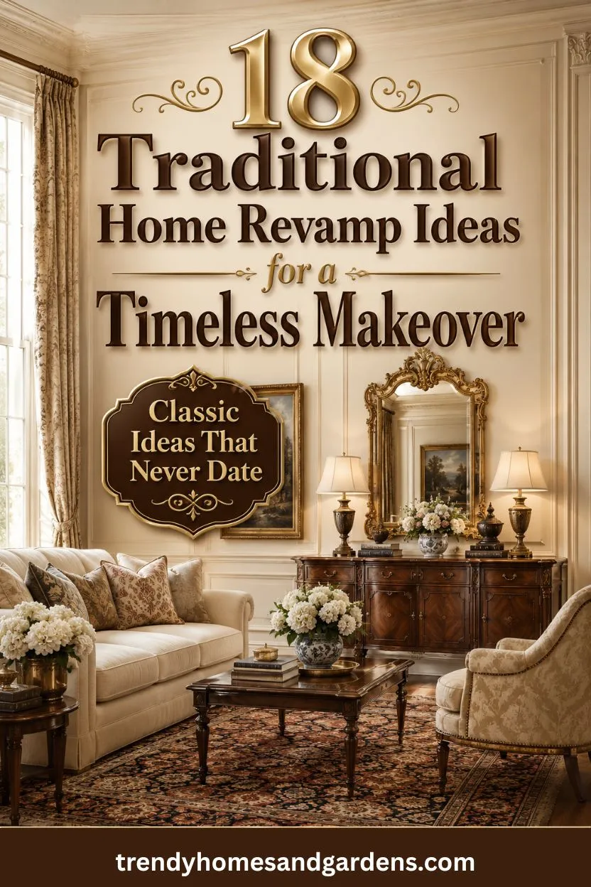 18 Traditional Home Revamp Ideas for a Timeless Makeover