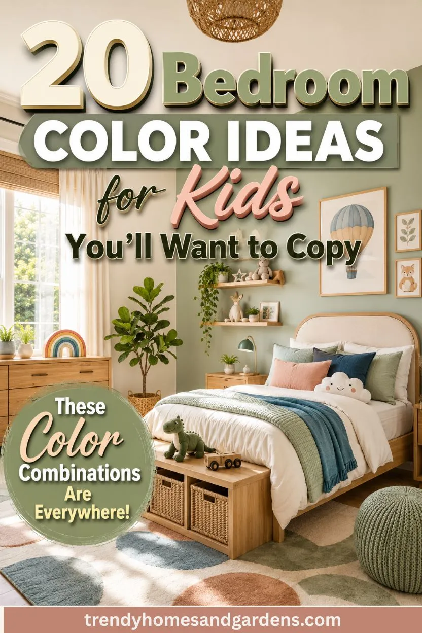 20 Bedroom Color Ideas for Kids You'll Want to Copy