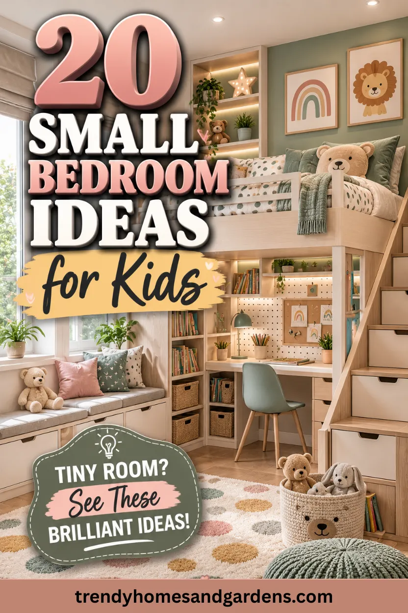 20 Small Bedroom Ideas for Kids That Maximize Every Inch