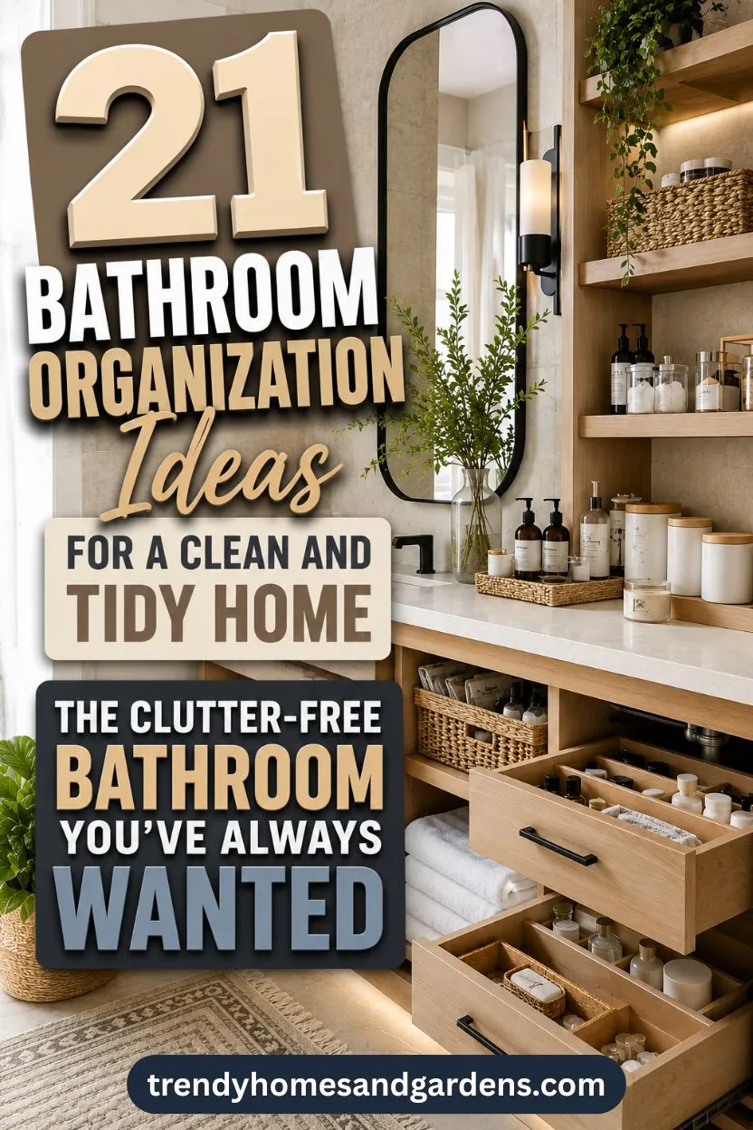 21 Bathroom Organization Ideas for a Clean and Tidy Home