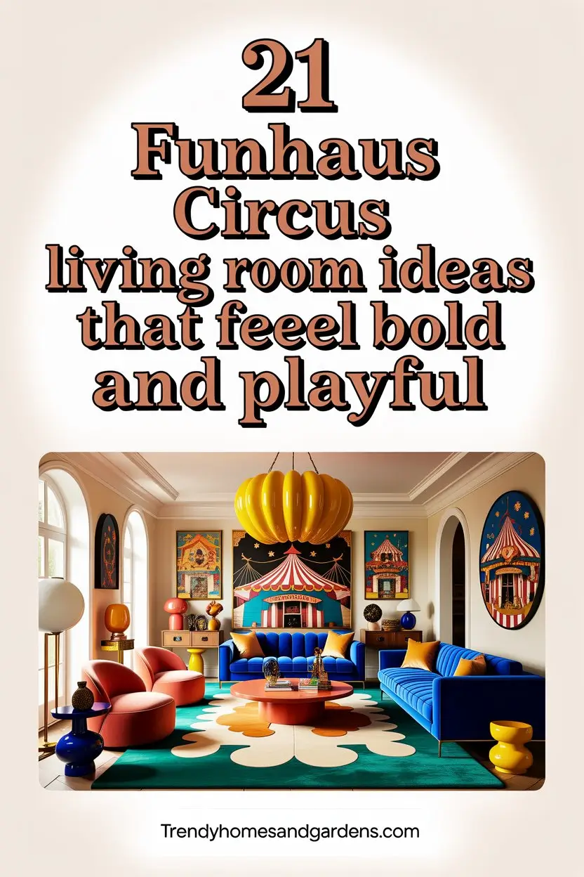 21 Funhaus Circus Living Room Ideas That Feel Bold and Playful