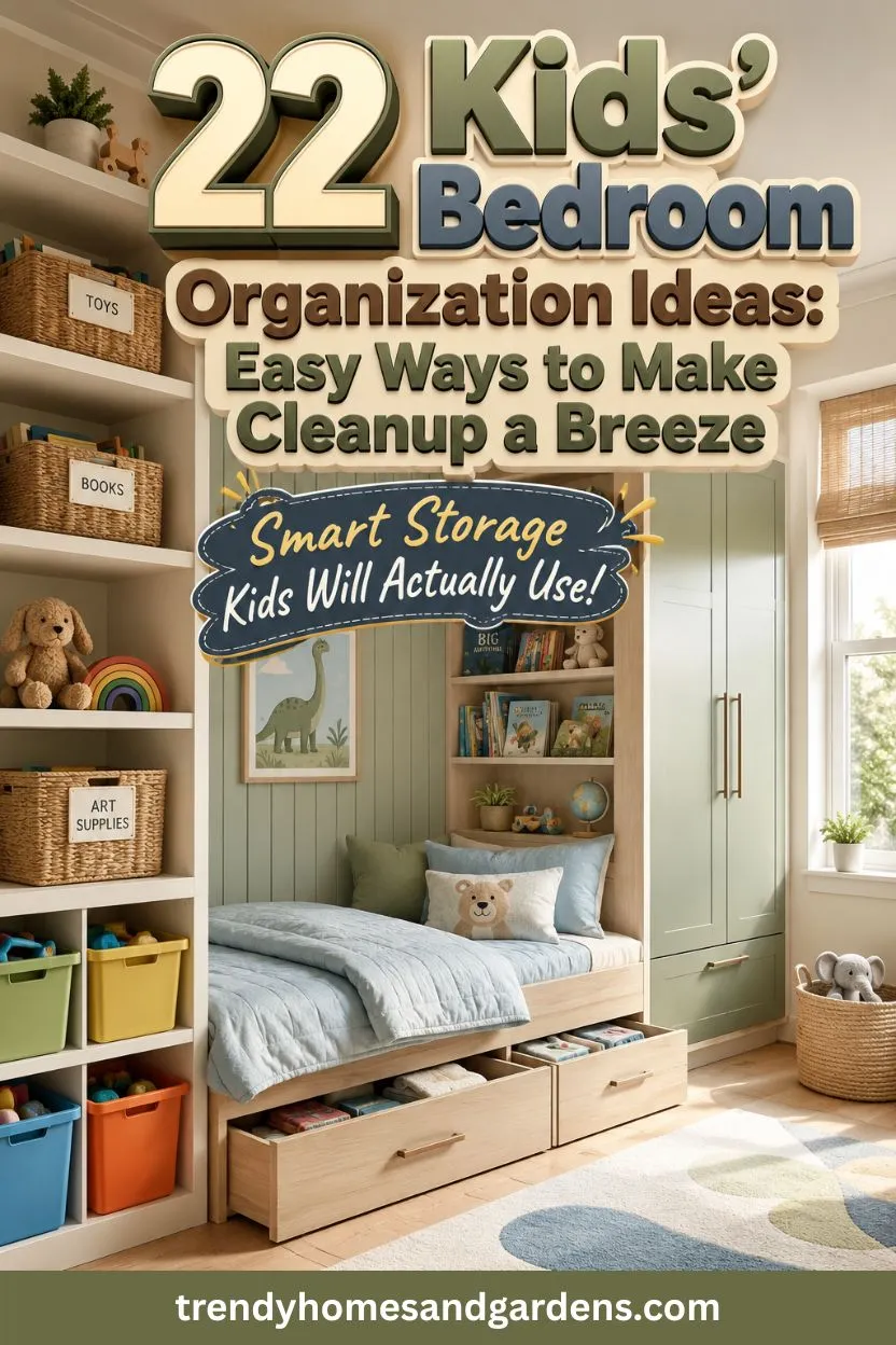 22 Kids' Bedroom Organization Ideas: Easy Ways to Make Cleanup a Breeze