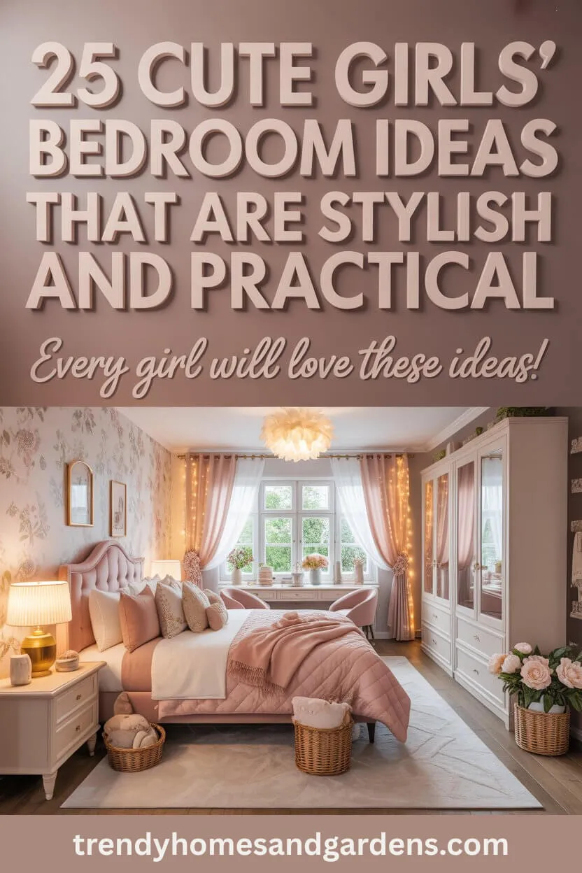 25 Cute Girls' Bedroom Ideas That Are Stylish and Practical