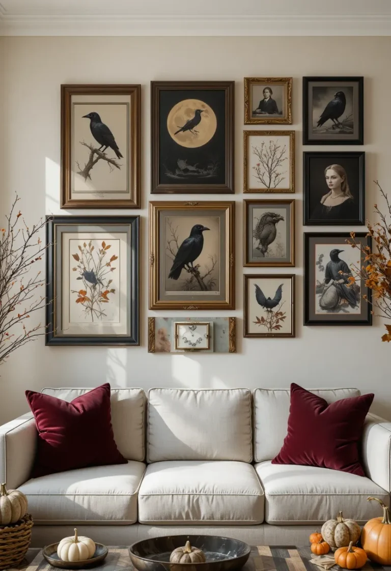 18 Halloween Living Room Ideas for a Spooky and Cozy Look