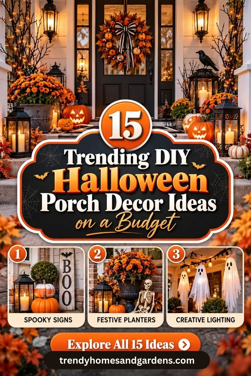 15 Trending DIY Halloween Porch Decor Ideas on a Budget