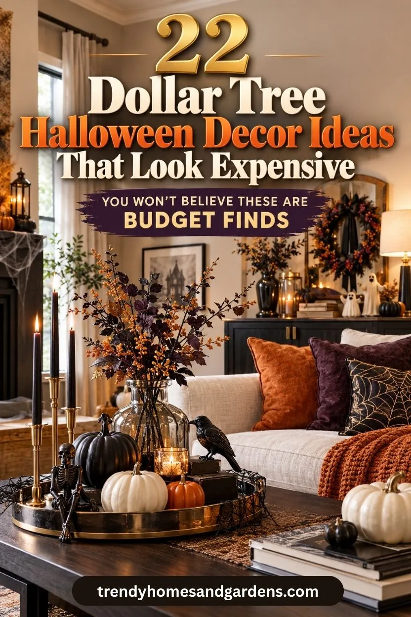 22 Dollar Tree Halloween Decor Ideas That Look Expensive