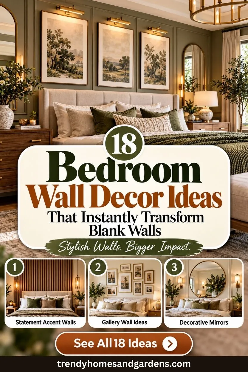 18 Bedroom Wall Decor Ideas That Instantly Transform Blank Walls