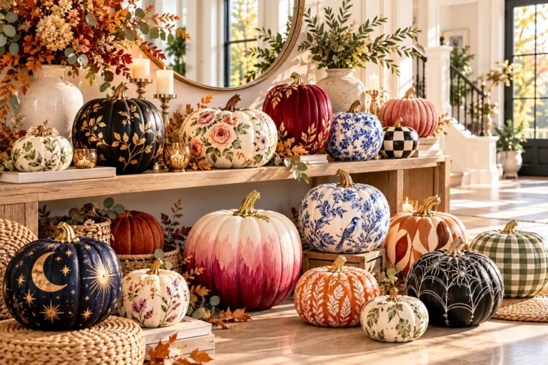 18 Pumpkin Paint Ideas You Need to Try This Year