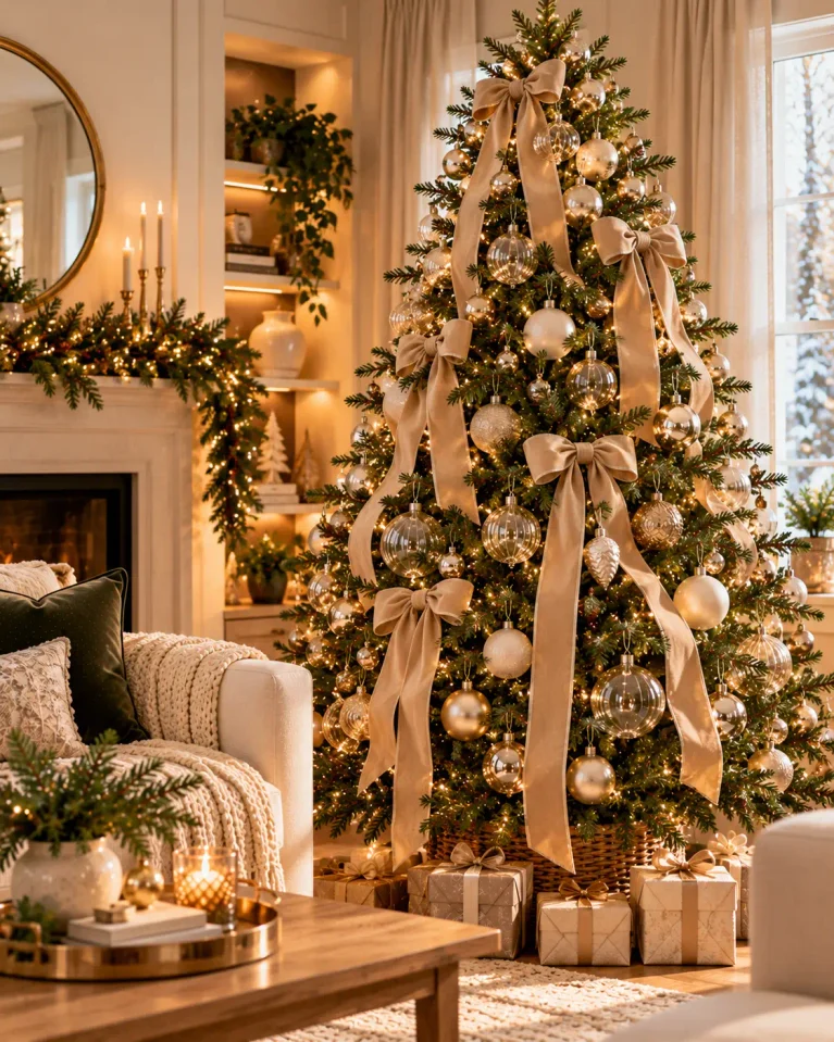 16 Neutral Christmas Tree Decor Ideas for a Cozy, Elegant Holiday