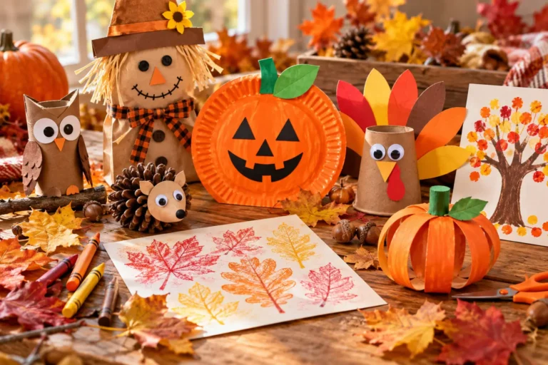 Easy Fall Crafts for Kids: 20 Fun & Creative Ideas